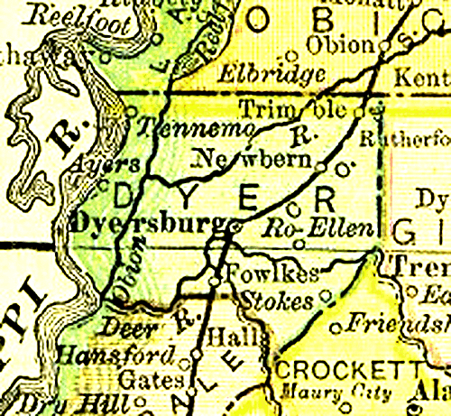 Dyer County, TN 1895