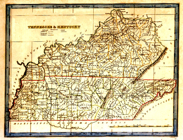 Kentucky & Tennessee 1835