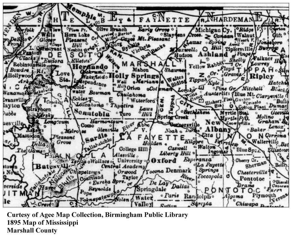 Marshall County, Mississippi 1895