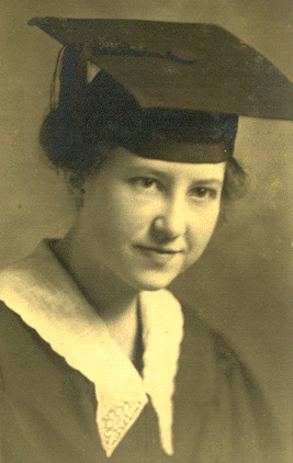 Gladys McCullough, graduation