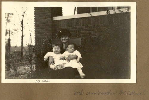 Mother Mac & twins, 1927