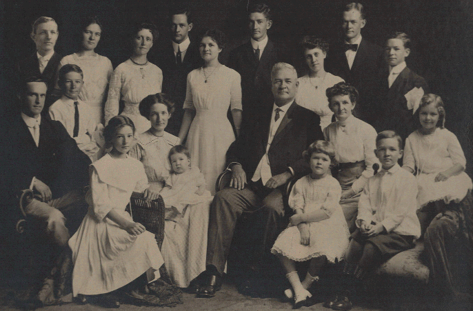 The Wilds family, c. 1912